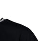 Dolce & Gabbana Dark Blue Logo Crown Cotton Crew Neck T-shirt