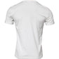 Dolce & Gabbana White Cotton Logo Floral Crew Neck T-shirt