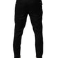 Dolce & Gabbana Black Wool Jogger Jogging Pants