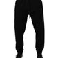 Dolce & Gabbana Black Cotton Jogger Jogging Pants