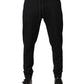 Dolce & Gabbana Black Cotton Jogger Jogging Pants