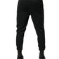Dolce & Gabbana Black Cotton Blend Jogger Sweatpants Pants