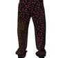 Dolce & Gabbana Black Cherry Cotton Straight Men Denim Jeans