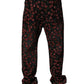 Dolce & Gabbana Black Cherry Cotton Straight Men Denim Jeans