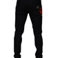 Dolce & Gabbana Black Cotton Stretch Slim Fit Men Denim Jeans