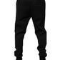 Dolce & Gabbana Black Polyester Men Jogger Sweatpants Pants