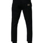 Dolce & Gabbana Dark Blue Cotton Stretch Loose Men Denim Jeans