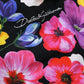 Dolce & Gabbana Black Floral Print Swimsuit Bikini Bottom Swimwear