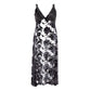 Lardini Black Viscose Cocktail Dress