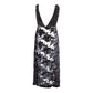 Lardini Black Viscose Cocktail Dress