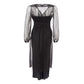 Lardini Black Nylon Casual Dress