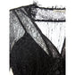 Lardini Black Nylon Casual Dress