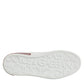 Dolce & Gabbana White Red Leather Portofino Men Sneaker Shoes