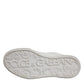 Dolce & Gabbana White Miami Leather Low Top Sneakers Shoes