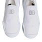 Dolce & Gabbana White Slip On Wave Low Top Sneakers Shoes
