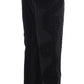 Dolce & Gabbana Black Cotton Stretch Torero Capris Pants