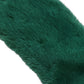 Dolce & Gabbana Green Mink Fur Collar Women Neck Wrap Scarf