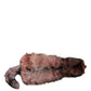Dolce & Gabbana Pink Frost Fox Fur Neck Warmer Winter Scarf