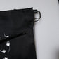 Dolce & Gabbana Black Floral Silk Square Wrap Shawl Scarf