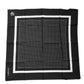 Dolce & Gabbana Black Polka Dots Cotton Handkerchief Scarf