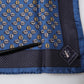 Dolce & Gabbana Blue Lady Bug Silk Square Handkerchief Scarf