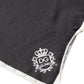 Dolce & Gabbana Black Crown Logo Square Handkerchief Scarf