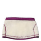 Dolce & Gabbana White Purple Cashmere Fleece Neck Warmer Scarf