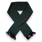 Dolce & Gabbana Dark Green Fantasy Fringes Neck Wrap Scarf