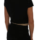 Dolce & Gabbana Black Short Croped Blazer Jacket