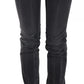 John Galliano Grey Washed Low Waist Zipper Side Skinny Denim Jeans