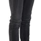 John Galliano Grey Washed Low Waist Zipper Side Skinny Denim Jeans