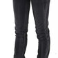 John Galliano Grey Washed Low Waist Zipper Side Skinny Denim Jeans