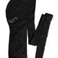 Dolce & Gabbana Black Floral Lace Whole Head Wrap Hat