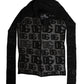 Dolce & Gabbana Black Logo Mesh Whole Head Wrap Hat