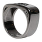 Dolce & Gabbana Silver Tone Brass Anello DG Logo Ring
