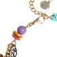 Dolce & Gabbana Multicolor Embellished Waist Chain Belt