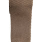 Dolce & Gabbana Brown Silk Adjustable Necktie Tie