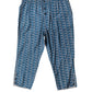 Dolce & Gabbana Blue Shark Print Cropped Beachwear Swimwear