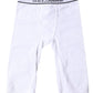 Dolce & Gabbana White Logo Cotton Cropped Tights Underwear