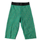 Dolce & Gabbana Green Logo Monogram Cropped Tights Underwear