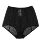 Dolce & Gabbana Black Logo Girdle High Waist Panty Underwear