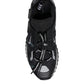 Dolce & Gabbana Black Mesh Sorrento Trekking Sneakers Shoes
