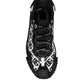 Dolce & Gabbana Black Logo Lace Up Low Top NS1 Sneakers Shoes