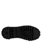Dolce & Gabbana Black White Padded Mid Calf Lace Up Boots Shoes