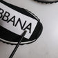 Dolce & Gabbana Black White Slip On Sorrento Sneakers Shoes
