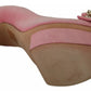 Elisabetta Franchi Pink Bow Stiletto Heel Pumps Shoes