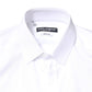 Dolce & Gabbana White GOLD Cotton Long Sleeves Dress Shirt