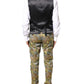 Dolce & Gabbana Multicolor Camouflage SICILIA 3 Piece Suit