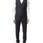 Dolce & Gabbana Black Fantasy MARTINI 3 Piece Formal Suit