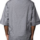 Dolce & Gabbana Gray Polka Dot Pin-Up Print Crew Neck T-shirt